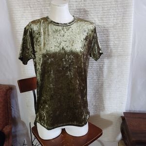 Coco & Main Velvet Tee Shirt